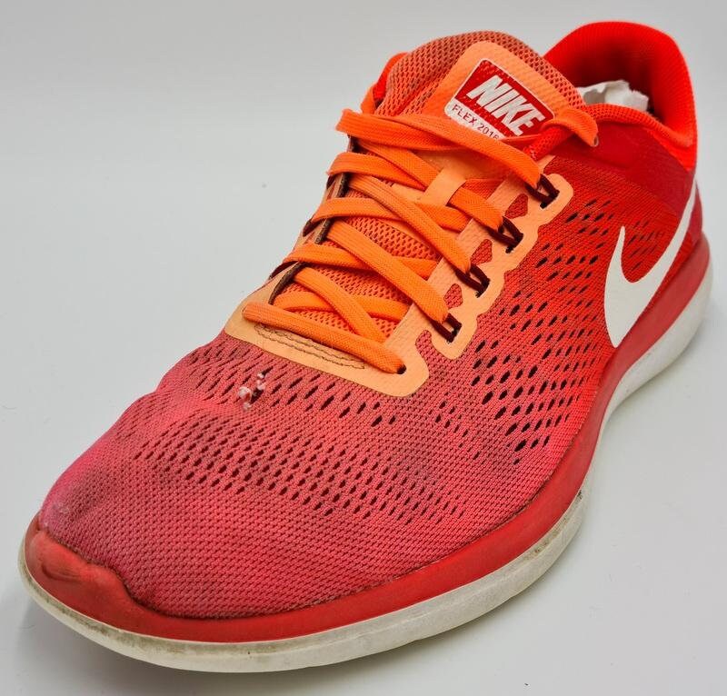 Nike Flex 2016 Run Flyknit Trainers 830751-800 Orange/White | Etsy