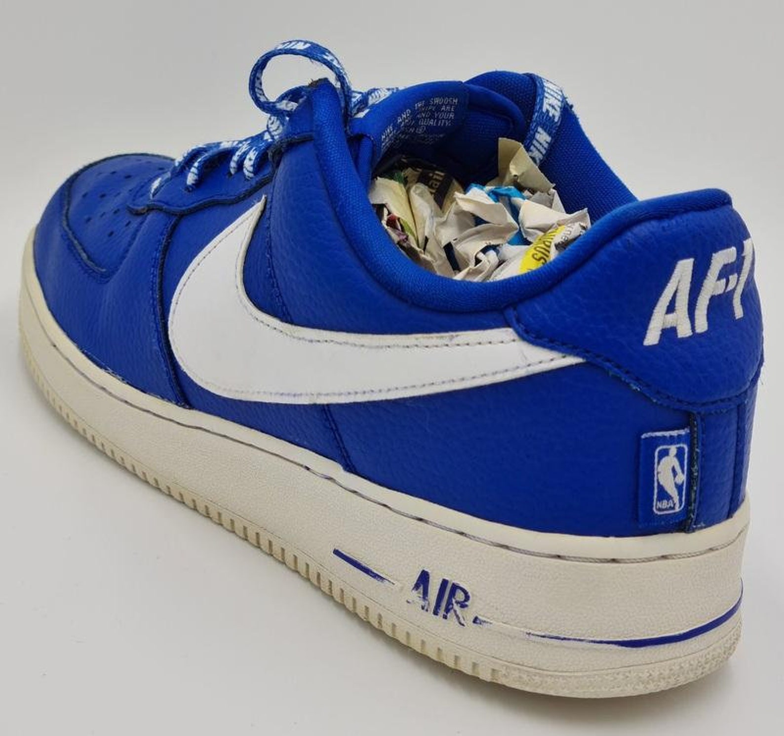 nike air force 1 nba blue