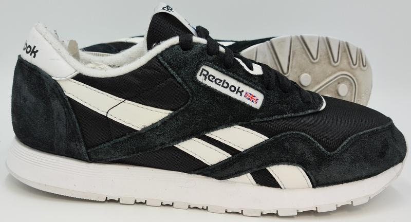 reebok 1y3501 716 round toe canvas sneakers