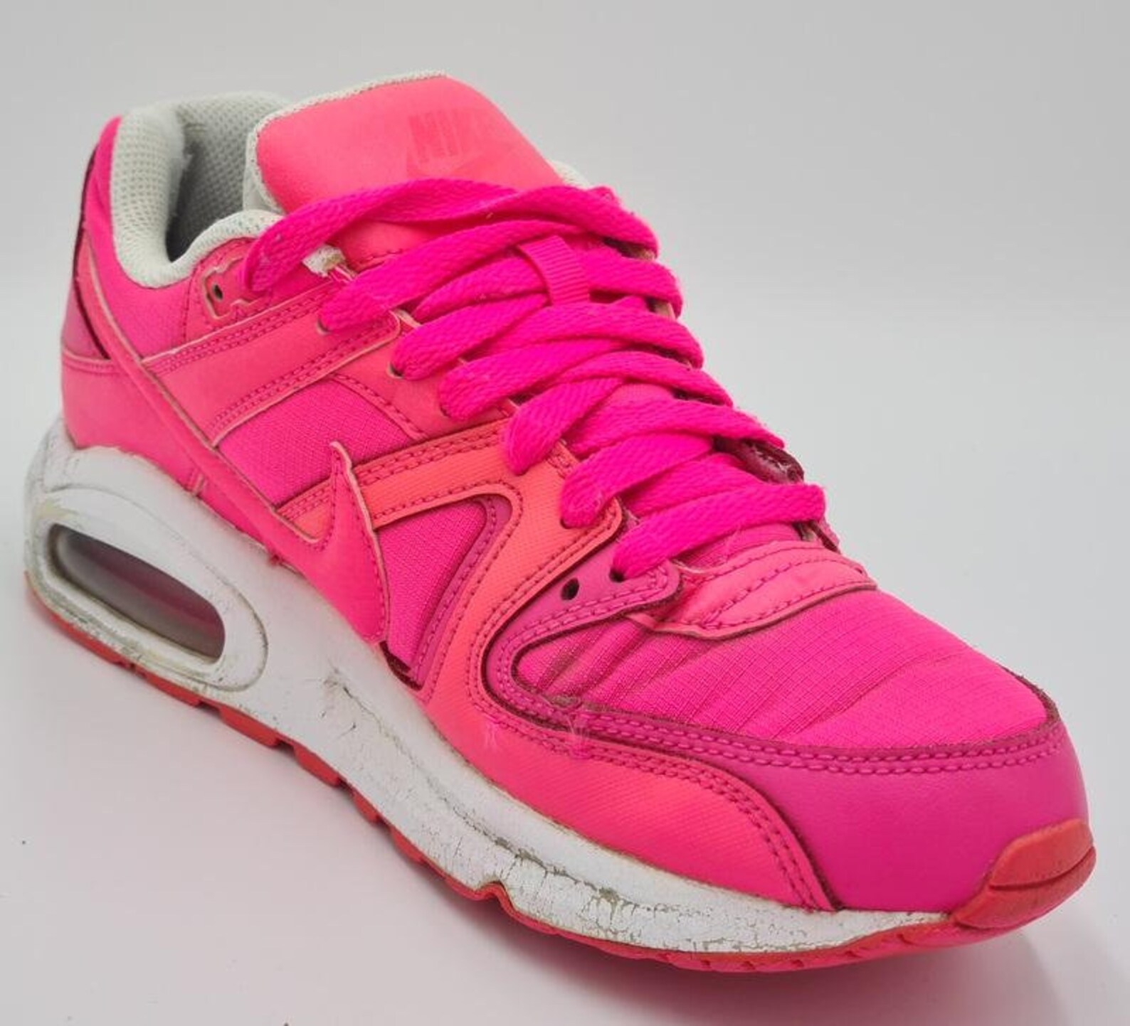 Nike Air Max Command GS Leather Trainers Pink/White | Etsy