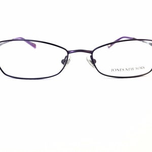 Jones New York J432 Plum/horn Size 53/17 Medium Regular price   (Upload your Dr. eyeglass prescription in the contact seller tab)