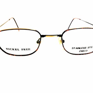 Zimco Eyeglasses #16  gold brown 46/20  Order with your prescription lens! (Upload RX in MESSAGE seller tab)