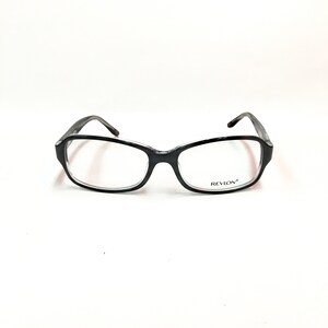 Revlon Women&#39;s Plastic Eyeglasses Mod RV5022  Col Black Crystal  Sz 51/20