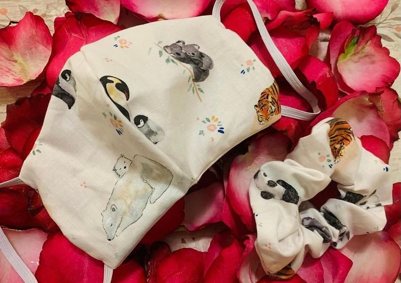 Animal Face Masks | Animal Sets | Animal Scrunchies