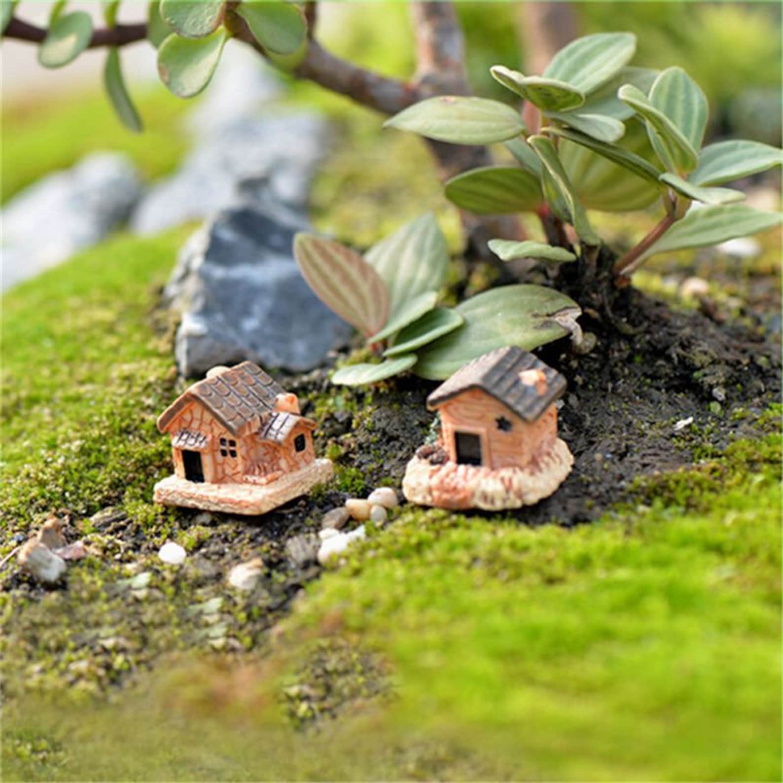 Mini kleine Haus Cottages Garten Ornament DIY Spielzeug Etsy