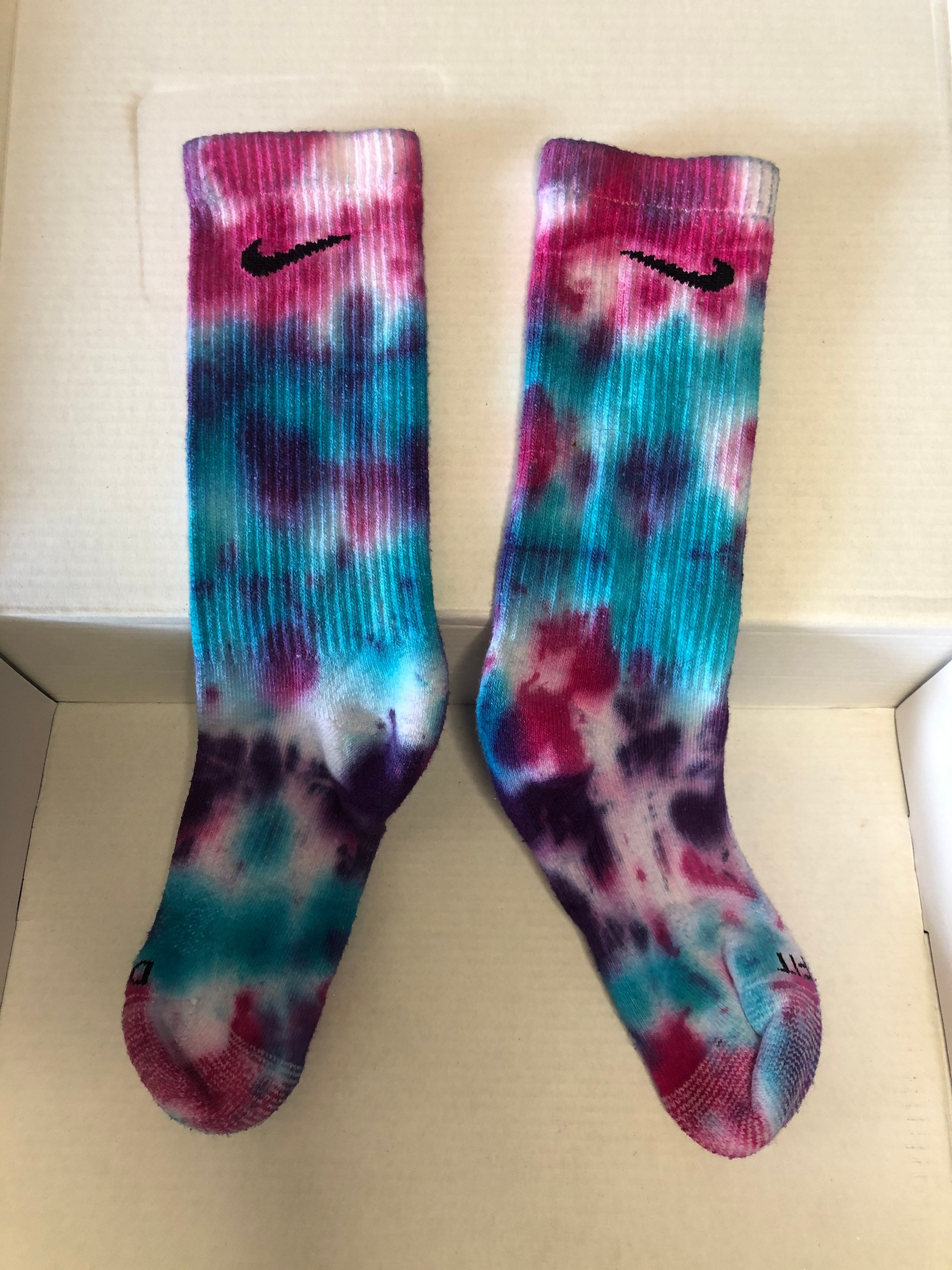womens tie dye nike socks