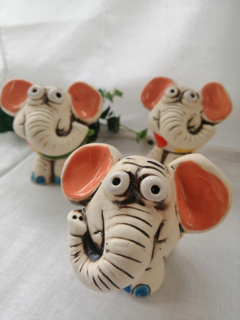 Ceramic elephanthandmade ceramicsceramics and potteryhome Etsy