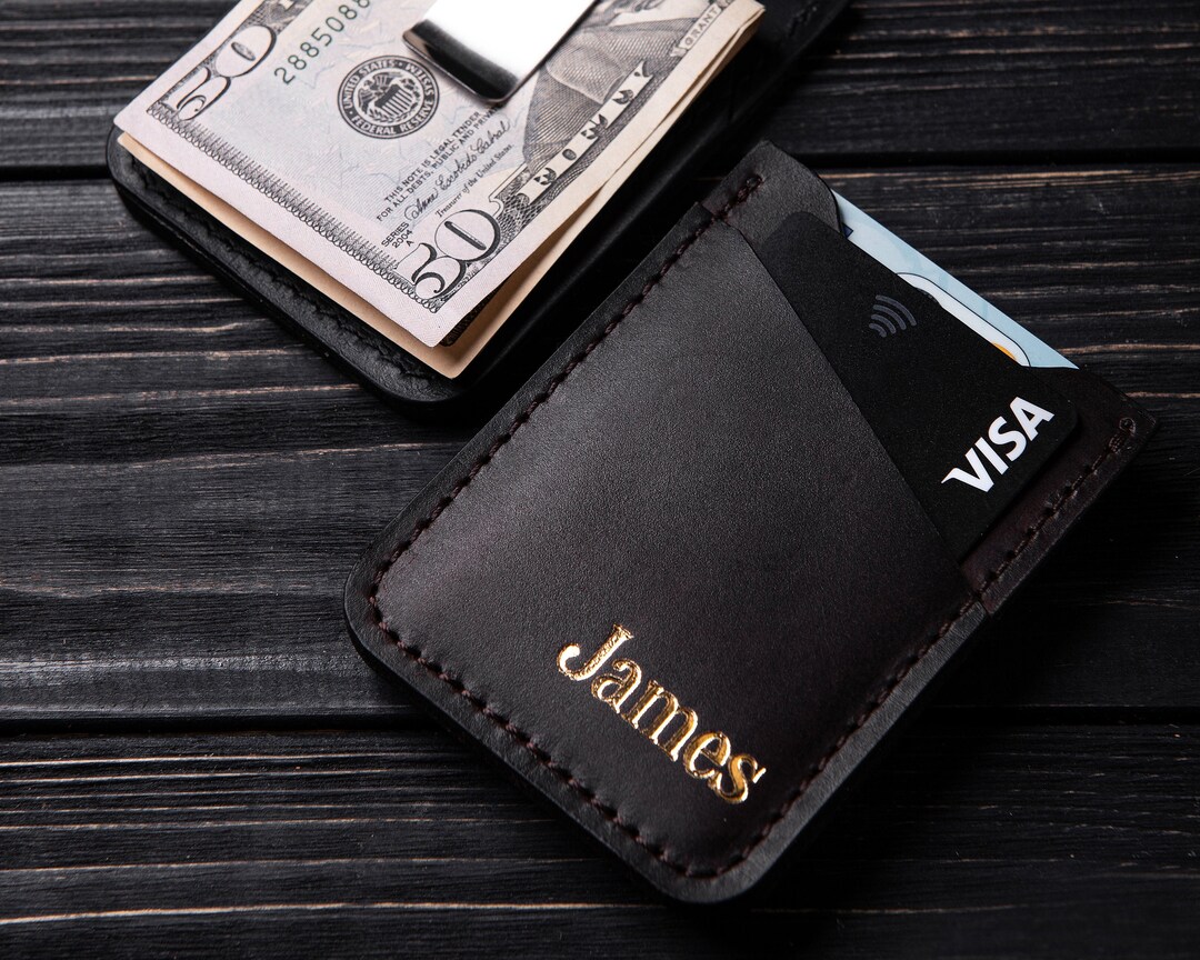 Personalized Leather Wallet, Groomsmen Gift, Gift for Men, Accessories ...