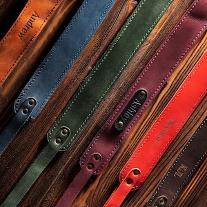 Personalized Camera Strap | DSLR SLR Leather Straps | Photographer Gift