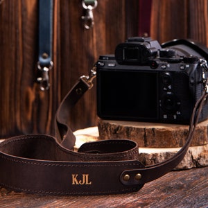 Camera strap leather, Personalized Gift for Men & Women Photographers, travel gift, canon, nikon, slr dslr camera strap
