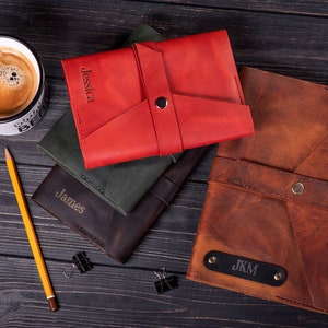 Personalized Leather Journal, Refillable Rustic Notebook, Leather Gift, Notebook Cover, Leather Journal for men & women