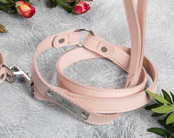Leather dog leash, Personalized dog accessories, Dog leashes, Pet leash, Dog lead, Leather leash, dog leash girl, dog leash boy