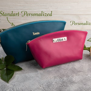 Personalized Cosmetic bag, Bridesmaid gift, Wedding Gift, Bridal Gifts, makeup bag, gift for her, gift for women