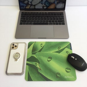 Succulent Painting on MOUSE PAD, Realistic Painting on Mouse pad, Art on mouse pad, Father's Day gift idea, computer accessories, Dads gift