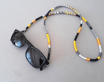 Handmade Multicolor Sunglass Strap: Cotton Yarn Eyewear Retainer