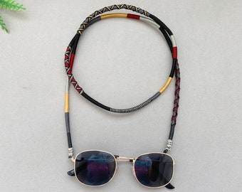 Handcrafted Cotton Sunglass Strap: Boho Eyewear Retainer