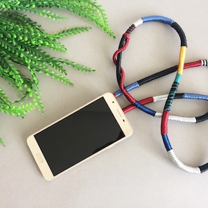 Phone Strap with Phone Ring 02 / Phone Lanyard / Phone Strap / Mobile Phone Cord / Phone Chain / Phone Holder / Crossbody Phone Accessory