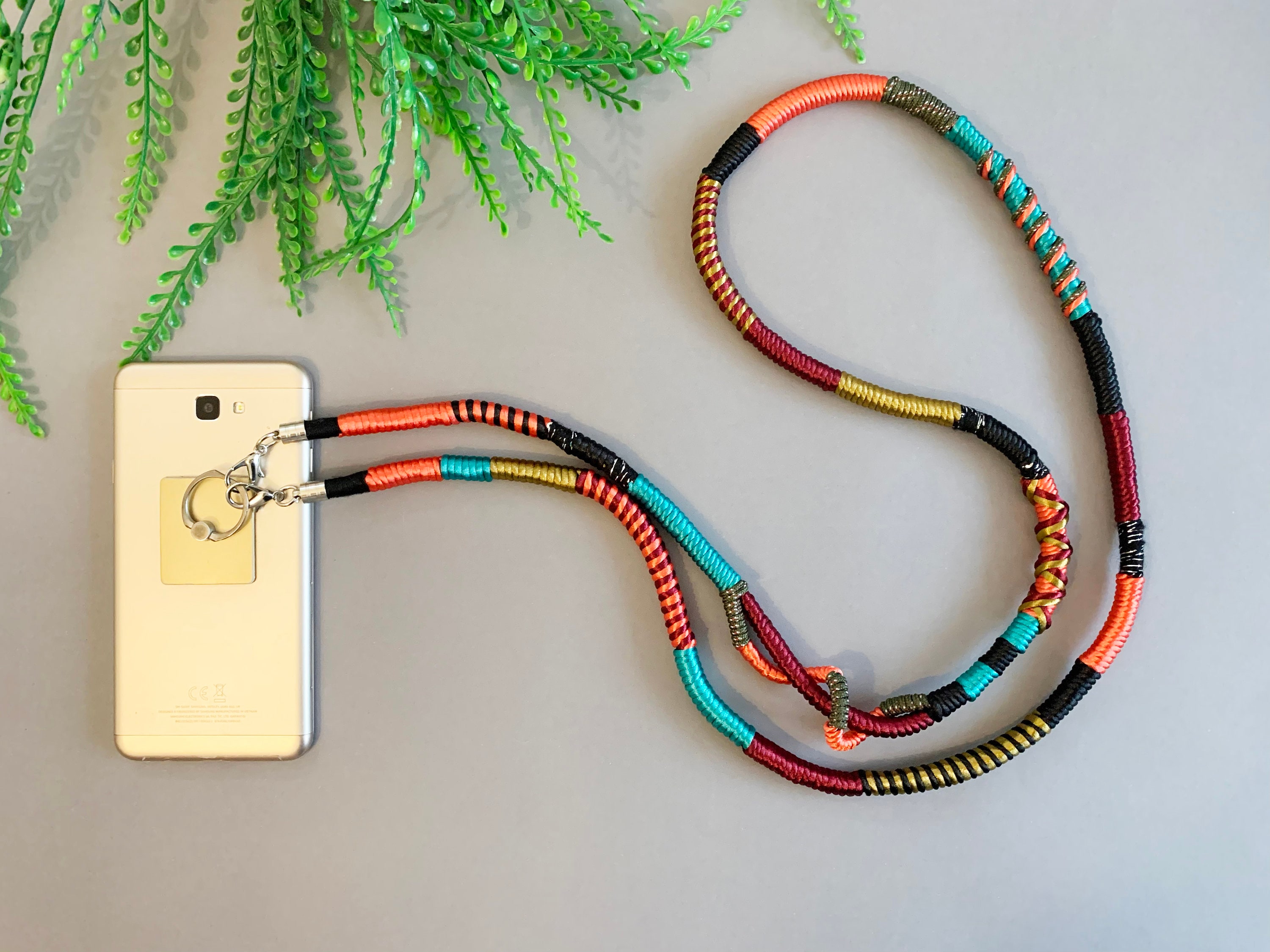Phone Strap With Transparent Case or Phone Ring / Phone Etsy