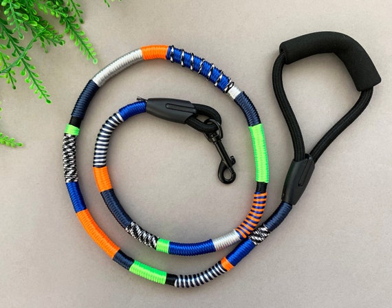 Multicolor Wrapped Dog Leash Rope Leash Rope Lead Boho Dog Leash Dog Accessories Dog Lovers Etsy