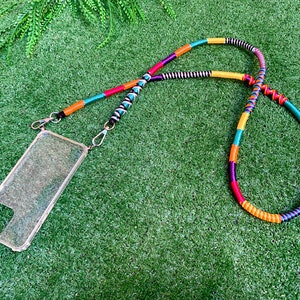 Telefoonband met transparante case / telefoon lanyard / telefoon riem / mobiele telefoon kabel / telefoon ketting / telefoon houder / crossbody telefoon riem 9