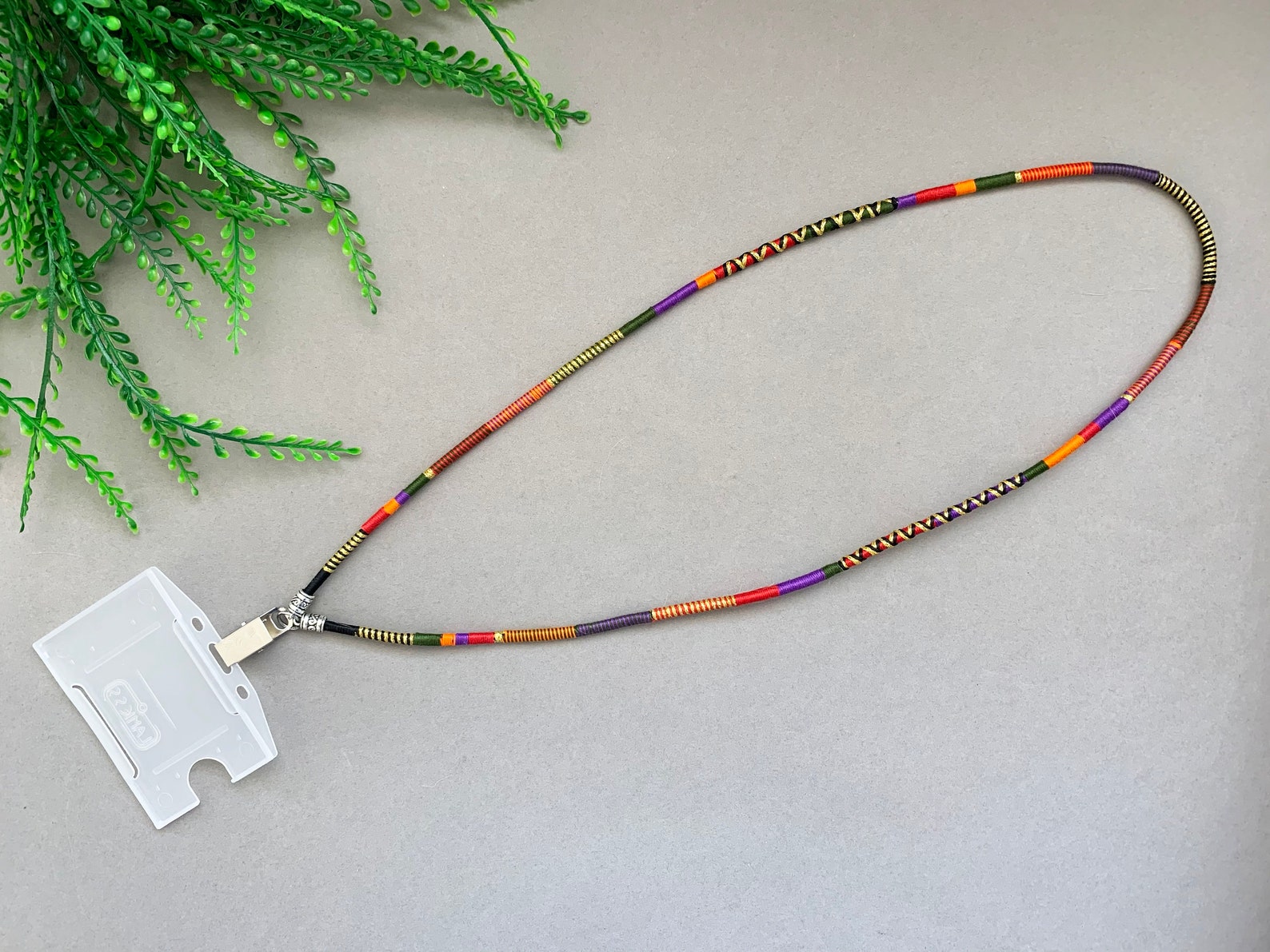 Boho Badge Holder Lanyard / ID Lanyard / Teacher Lanyard / ID Etsy