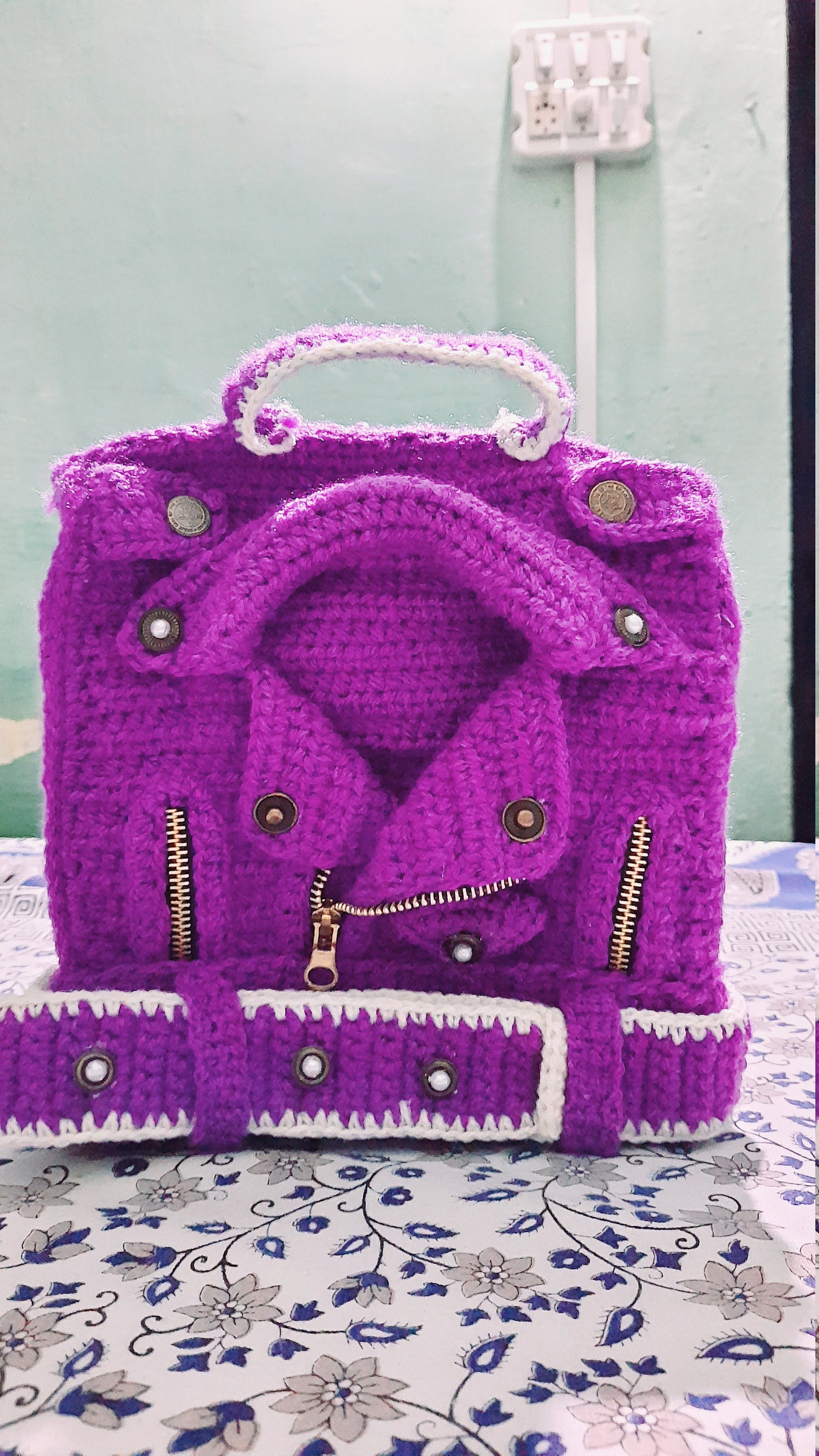 Crochet Jacket Handbag Pattern, Crochet Bag Pattern - Etsy