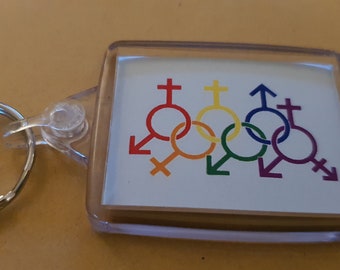 Saint Martin Flag Keyring Birthday Gift Christmas Stocking Filler