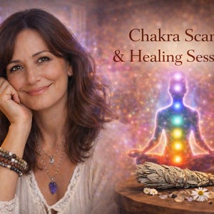 Scansione dei chakra e sessione di guarigione • Equilibrio energetico • Intuizione intuitiva sui chakra