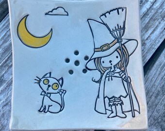 Porte Savon Chat Etsy