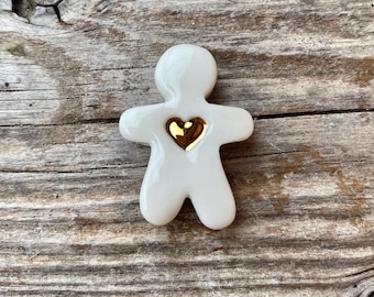 Manele bean little porcelain man with a heart of gold