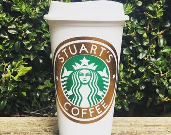Personalized Coffee To Go Cup Keychain, Coffee Cup, Starbucks Cup Personalized Coffee To Go Cup Keychain, Coffee Cup, Starbucks Cup