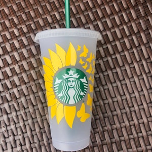 Summer Starbucks Cold Tumbler Cups with straw image 8