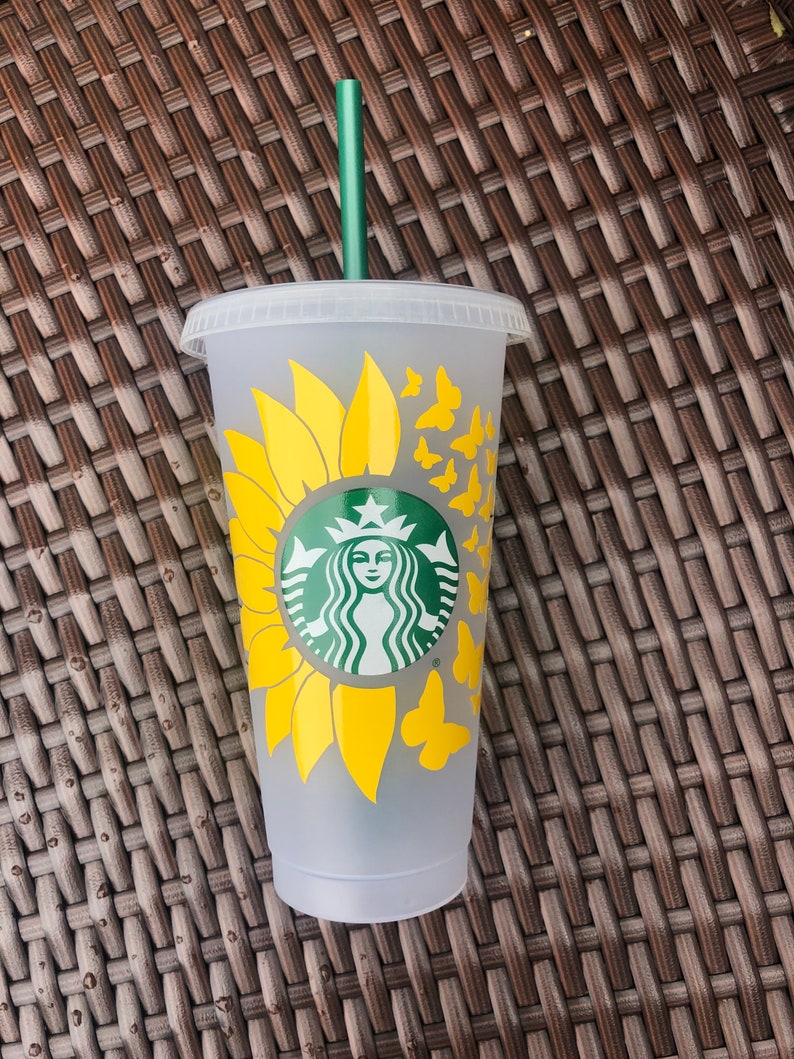 Summer Starbucks Cold Tumbler Cups with straw image 8