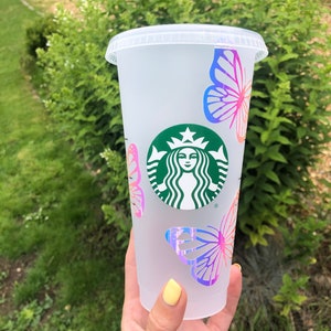 Summer Starbucks Cold Tumbler Cups with straw image 5