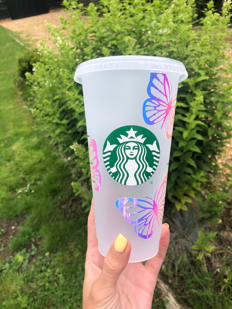 Summer Starbucks Cold Tumbler Cups with straw image 5
