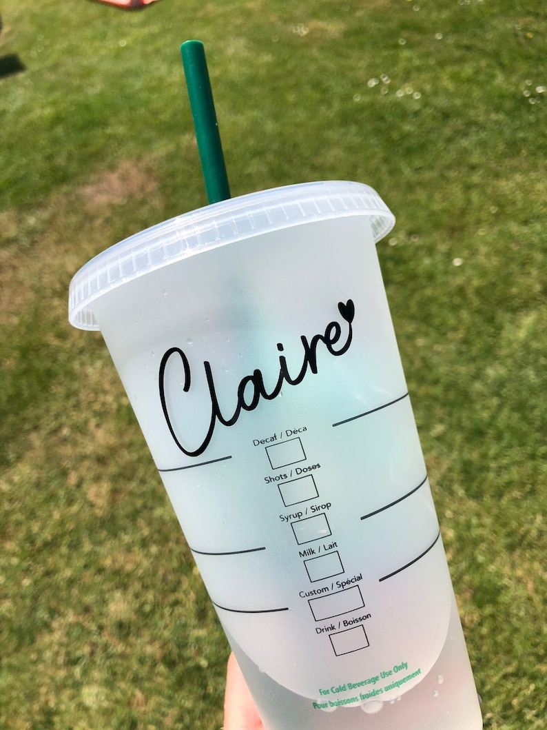 Summer Starbucks Cold Tumbler Cups with straw image 3