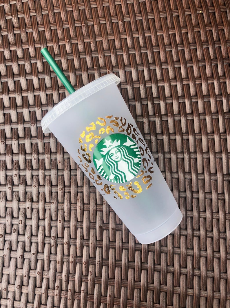 Summer Starbucks Cold Tumbler Cups with straw image 4