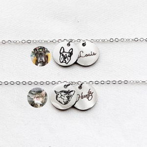 Custom Pet Portrait Bracelet, Engraved Pet Photo Bracelet, Personalised Dog Portrait Bracelet, Cat Photo Bracelet, Pet Memorial Bracelet