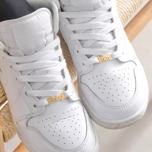 Gold air force one lace lock new arrivals