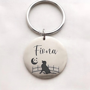 Engraved Dog Tag Stainless Steel, Name Pet Tag, Silver Pet ID Tag, Personalised Pet Tag, Custom Name Dog Tag, Custom Pet Gift, Gold Pet Tag