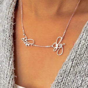 Multiple Name Necklace, Double Name Necklace, Triple Name Necklace, Kids Name Necklace for Mom, Children Name Necklace, Three Name Necklace