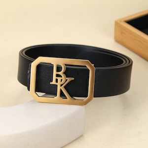 Hebilla de cinturón ovalada con inicial, hebilla de cinturón unisex con letras, hebilla de cinturón ovalada personalizada, hebilla de cinturón con marco rectangular personalizada, accesorios para hombres