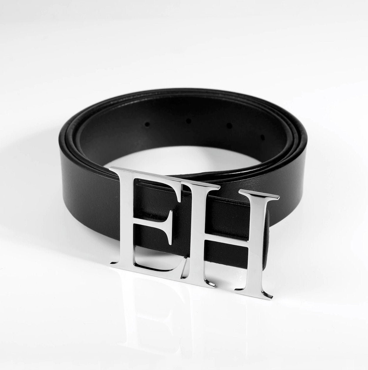 BOSS - Italian-made reversible belt with monogram buckle