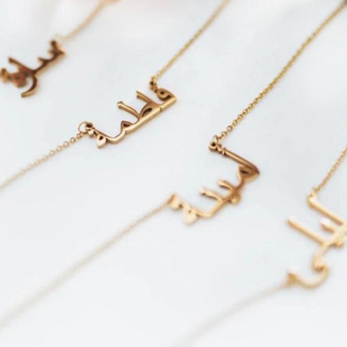 Name necklace in different deals languages