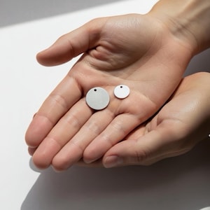 Extra Disc with Customisation, Additional Custom Disc, Add on Personalised Round Charm