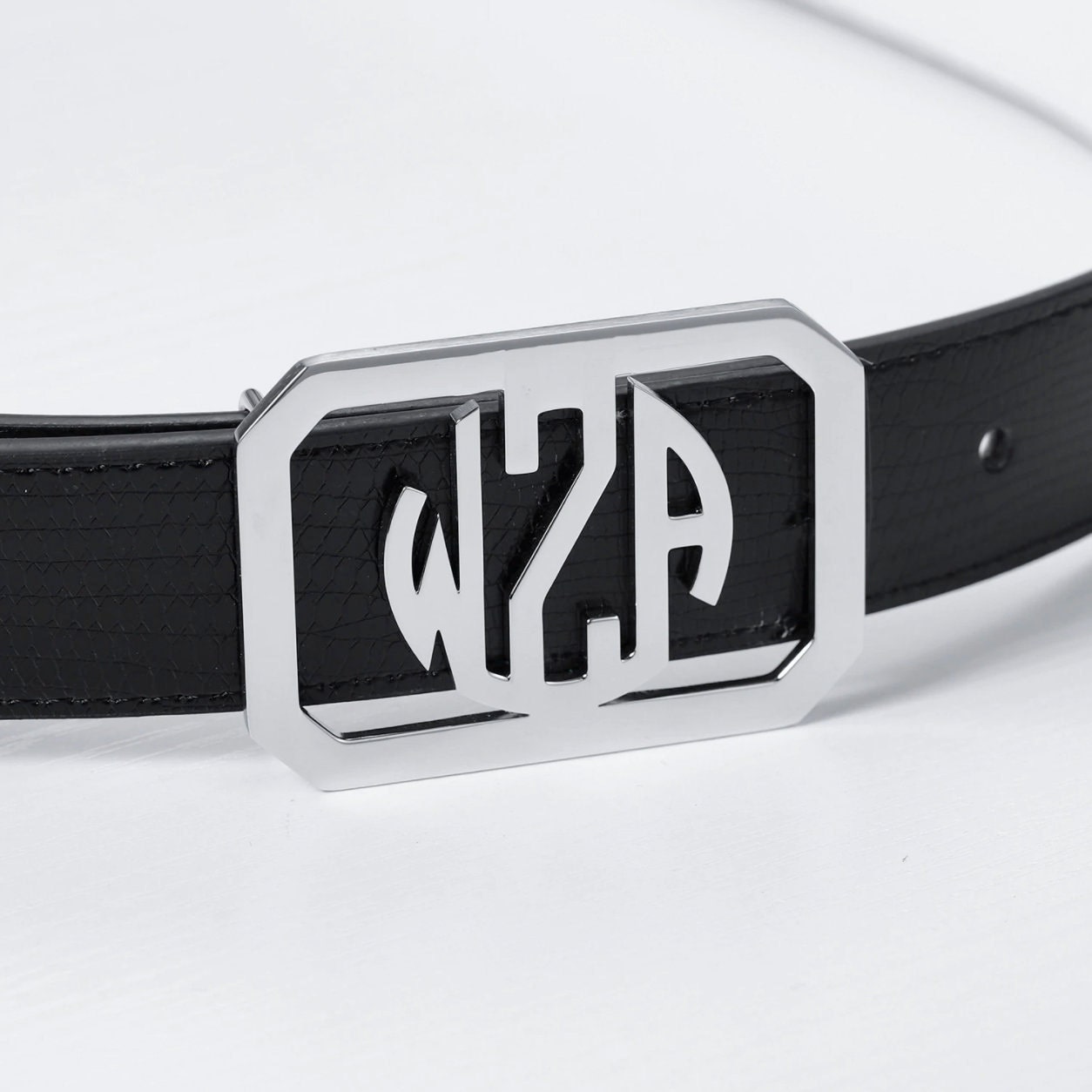 Monogram Belt Buckle Custom Initial 