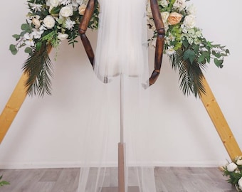 Emily - Plain narrow veil, 1 tier bridal Veil, Bespoke Veil, Wedding Veil, Cathedral veil, Elegant veil