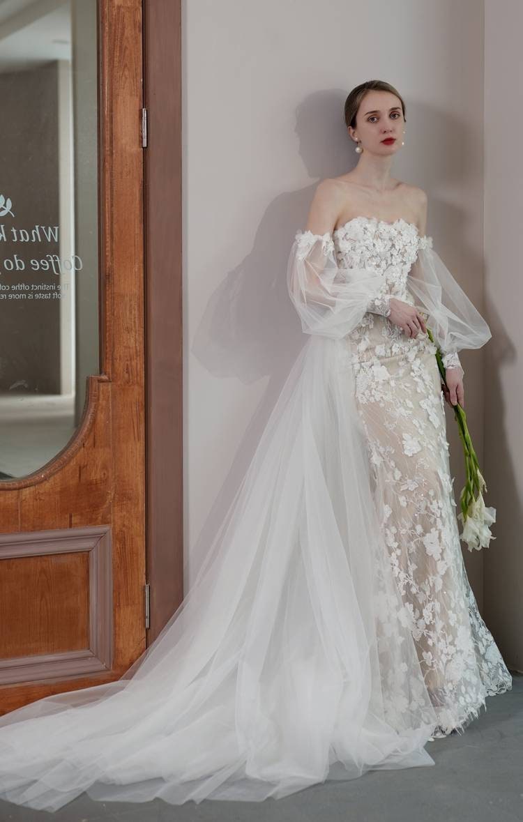 Lace Cap Sleeve Wedding Dress - Etsy