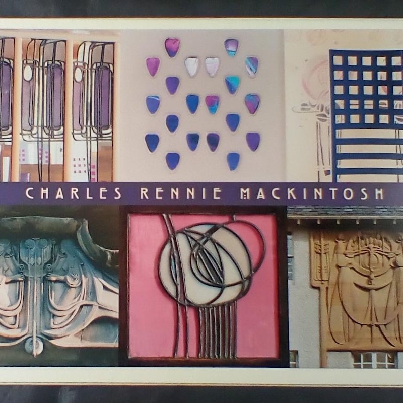Mackintosh Rose Print - Etsy UK