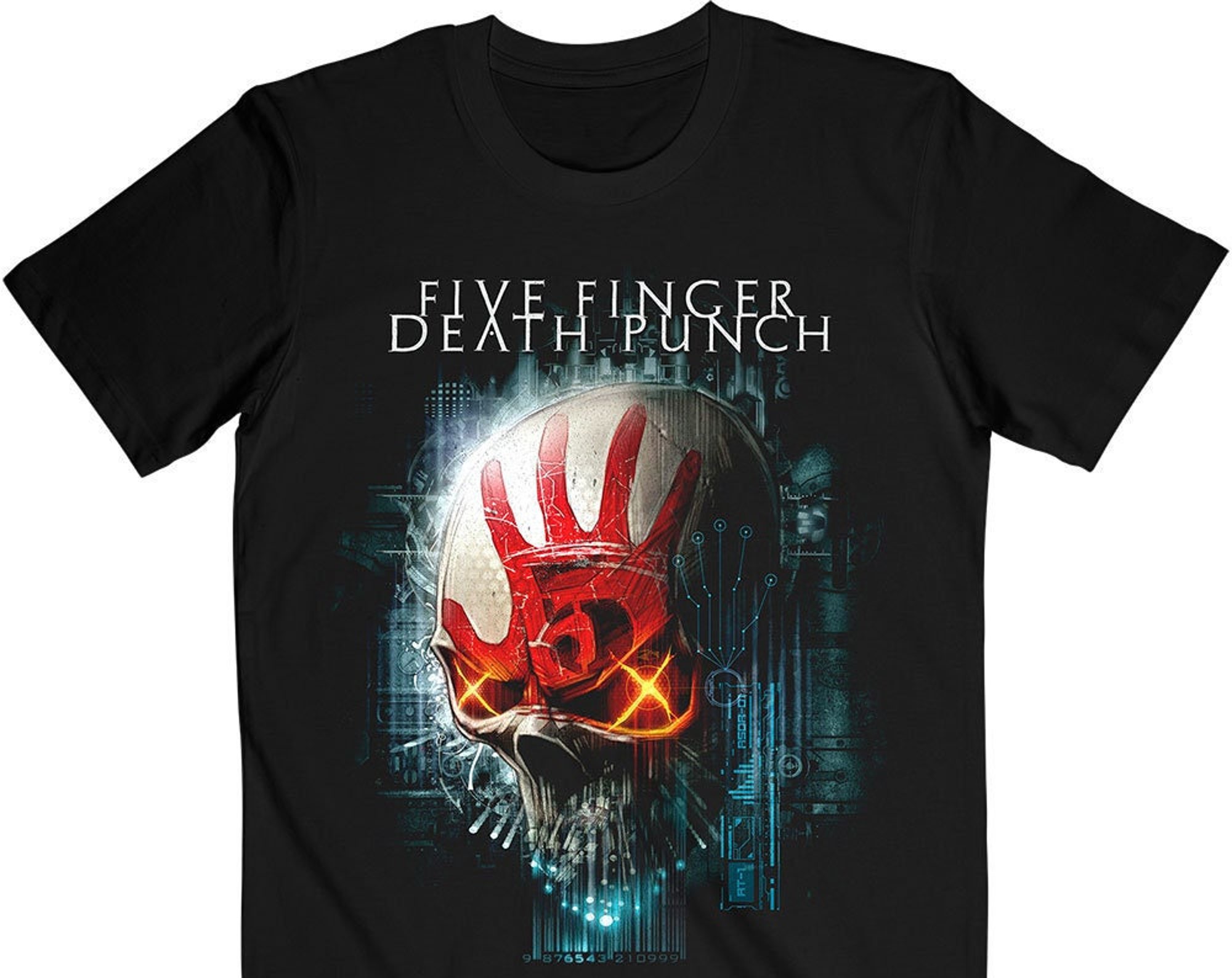 Five Finger Death Punch - Interface Skull T-Shirt Five Finger Death Punch - Interface Skull T-Shirt